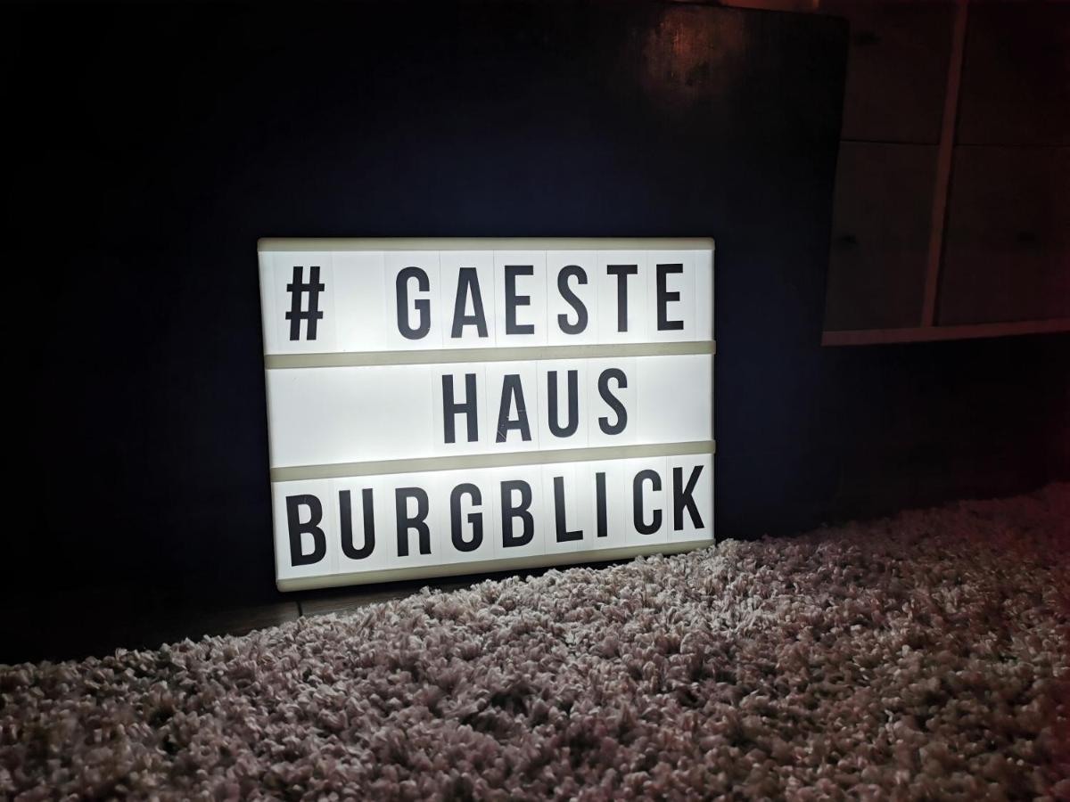 Gaestehaus Burgblick Нойщат-Глеве Екстериор снимка